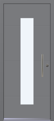 contemporary aluminium entrance door