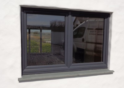 Upvc window anthracite grey redruth