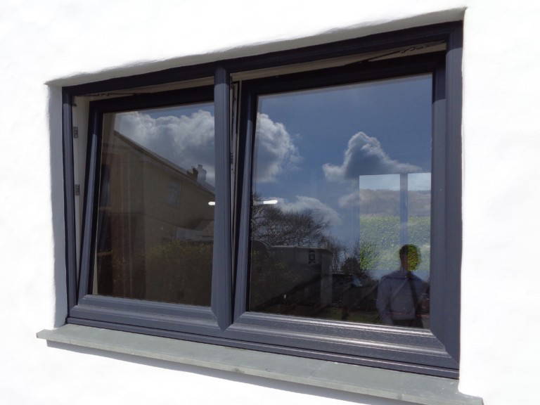 uPVC window installation by All Glass in Cornwall