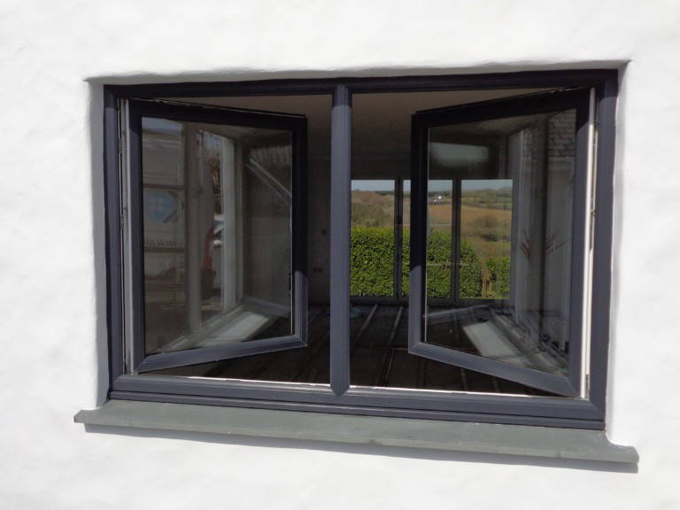 uPVC casement window fitted by All Glass – All Glass, Cornwall