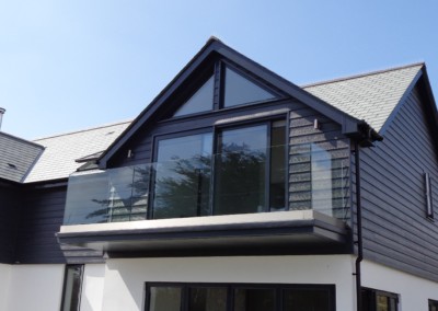 Visoglide plus aluminium sliding door anthracite grey mullion cornwall